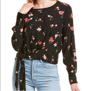 🪦 Frnch top long sleeve floral s/m